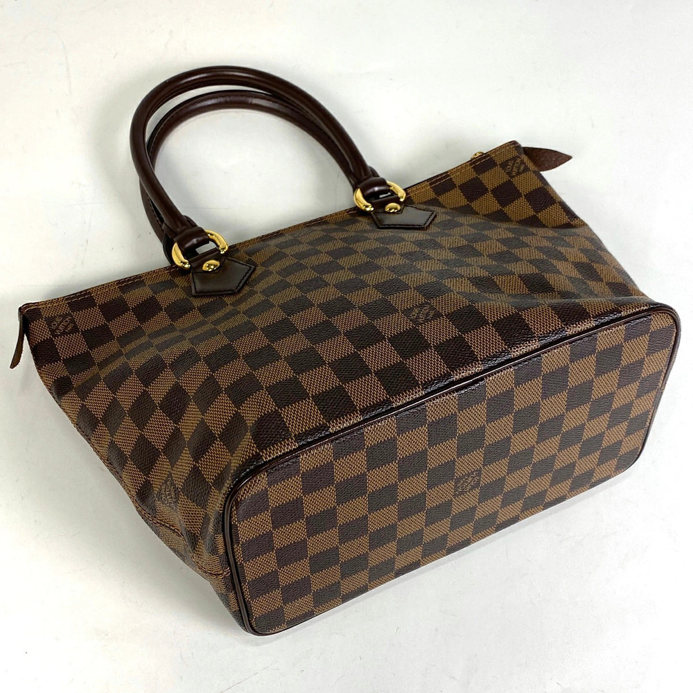 Louis Vuitton Brown Bag Handbag Tote Damier Saleya